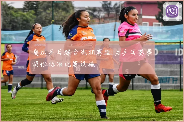 奥运乒乓球台亮相赛场 为乒乓赛事提供标准比赛设施
